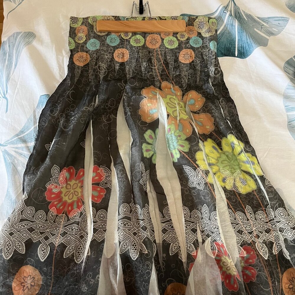 LAPIS / ANTHROPOLGY beach dress - halter top -OS